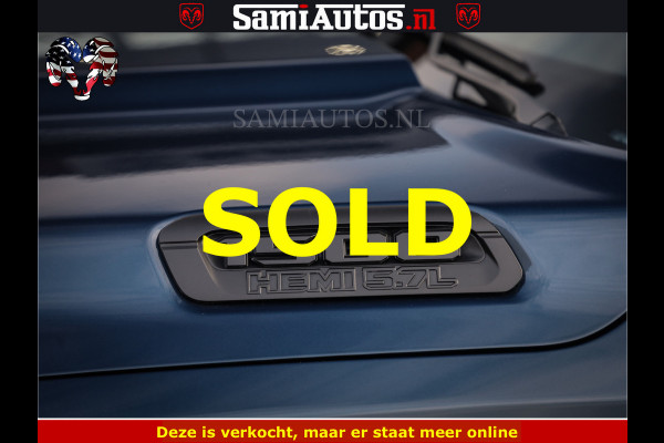 Dodge Ram SPORT | 5.7 V8 4x4 HEMI | PANORAMA DAK | GROOTSCHEM 12 INCH | LPG | Patriot Blue CREW CAB | DUBBELE CABINE | 5 PERSOONS | DC | VOORRAAD NR 2560 - 3327