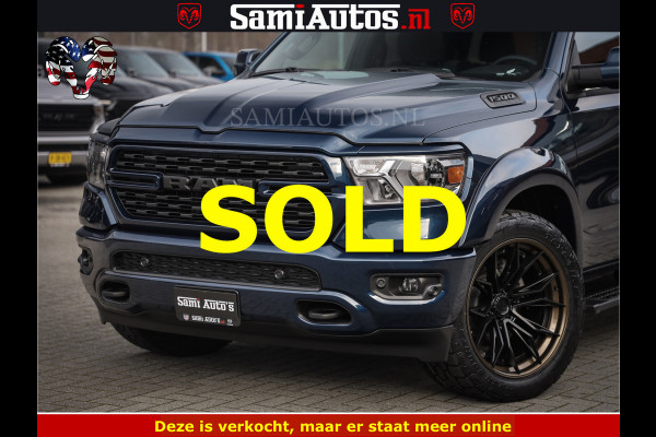 Dodge Ram SPORT | 5.7 V8 4x4 HEMI | PANORAMA DAK | GROOTSCHEM 12 INCH | LPG | Patriot Blue CREW CAB | DUBBELE CABINE | 5 PERSOONS | DC | VOORRAAD NR 2560 - 3327