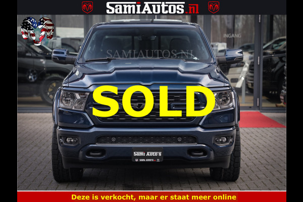 Dodge Ram SPORT | 5.7 V8 4x4 HEMI | PANORAMA DAK | GROOTSCHEM 12 INCH | LPG | Patriot Blue CREW CAB | DUBBELE CABINE | 5 PERSOONS | DC | VOORRAAD NR 2560 - 3327