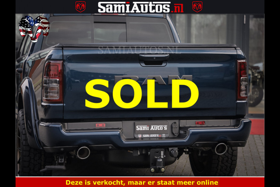 Dodge Ram SPORT | 5.7 V8 4x4 HEMI | PANORAMA DAK | GROOTSCHEM 12 INCH | LPG | Patriot Blue CREW CAB | DUBBELE CABINE | 5 PERSOONS | DC | VOORRAAD NR 2560 - 3327