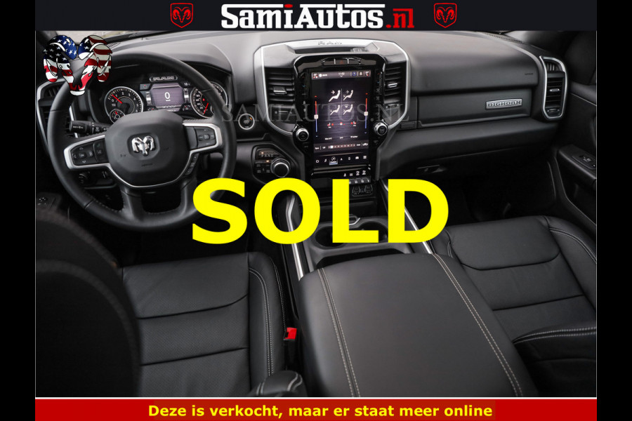 Dodge Ram SPORT | 5.7 V8 4x4 HEMI | PANORAMA DAK | GROOTSCHEM 12 INCH | LPG | Patriot Blue CREW CAB | DUBBELE CABINE | 5 PERSOONS | DC | VOORRAAD NR 2560 - 3327