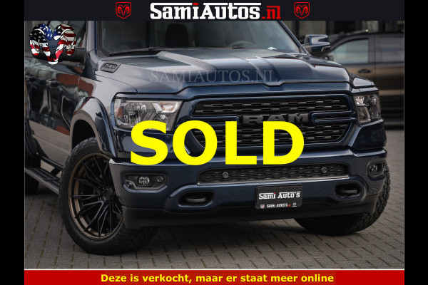 Dodge Ram SPORT | 5.7 V8 4x4 HEMI | PANORAMA DAK | GROOTSCHEM 12 INCH | LPG | Patriot Blue CREW CAB | DUBBELE CABINE | 5 PERSOONS | DC | VOORRAAD NR 2560 - 3327