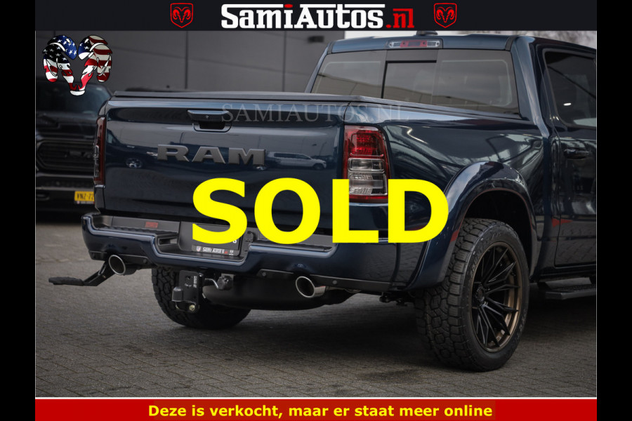 Dodge Ram SPORT | 5.7 V8 4x4 HEMI | PANORAMA DAK | GROOTSCHEM 12 INCH | LPG | Patriot Blue CREW CAB | DUBBELE CABINE | 5 PERSOONS | DC | VOORRAAD NR 2560 - 3327