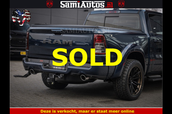Dodge Ram SPORT | 5.7 V8 4x4 HEMI | PANORAMA DAK | GROOTSCHEM 12 INCH | LPG | Patriot Blue CREW CAB | DUBBELE CABINE | 5 PERSOONS | DC | VOORRAAD NR 2560 - 3327