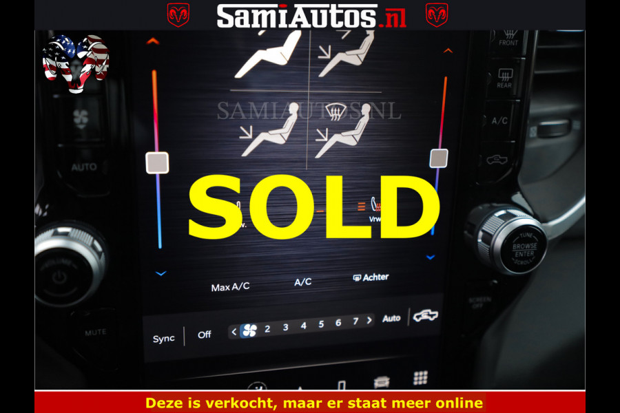 Dodge Ram SPORT | 5.7 V8 4x4 HEMI | PANORAMA DAK | GROOTSCHEM 12 INCH | LPG | Patriot Blue CREW CAB | DUBBELE CABINE | 5 PERSOONS | DC | VOORRAAD NR 2560 - 3327