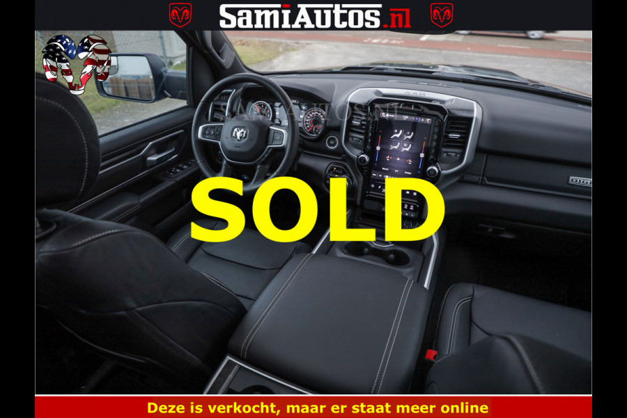 Dodge Ram SPORT | 5.7 V8 4x4 HEMI | PANORAMA DAK | GROOTSCHEM 12 INCH | LPG | Patriot Blue CREW CAB | DUBBELE CABINE | 5 PERSOONS | DC | VOORRAAD NR 2560 - 3327