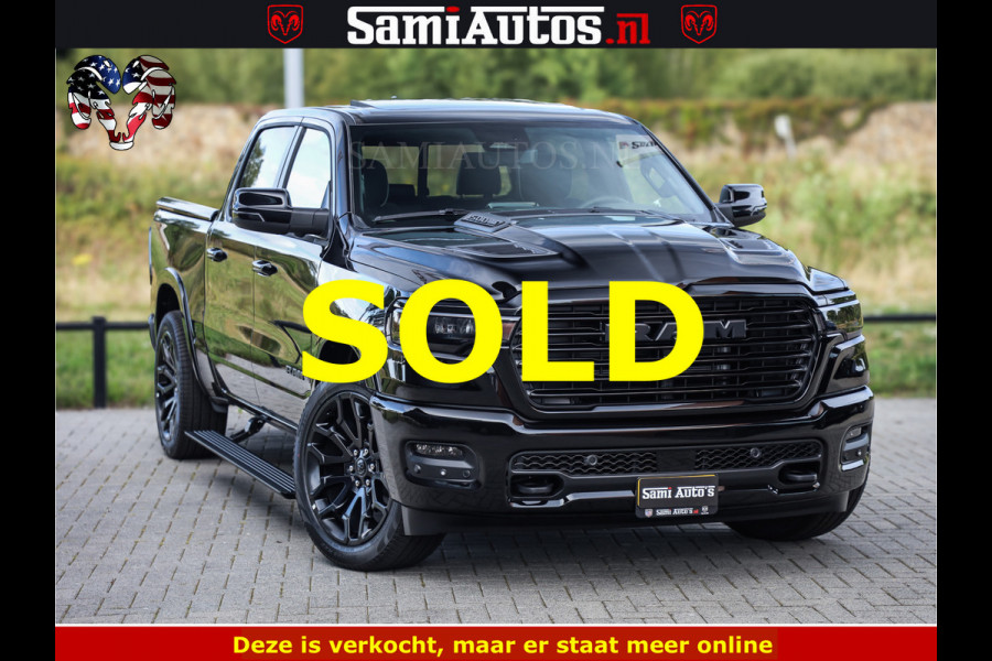 Dodge Ram 1500 Night Premium | Full Option | De Meest Luxe Pick-Up in zijn Klasse | Comfortabele Dubbele Cabine met Royale 5 Zitplaatsen | BPM vrij | Nu Leverbaar uit Voorraad | Voorraad Nr 2285 - 7648