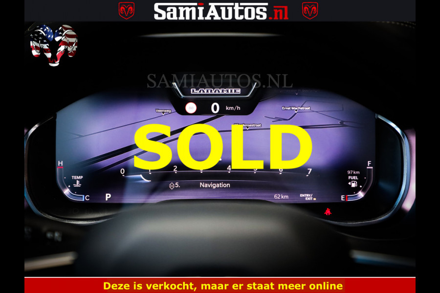 Dodge Ram 1500 Night Premium | Full Option | De Meest Luxe Pick-Up in zijn Klasse | Comfortabele Dubbele Cabine met Royale 5 Zitplaatsen | BPM vrij | Nu Leverbaar uit Voorraad | Voorraad Nr 2285 - 7648