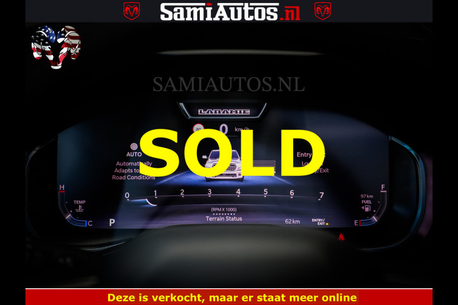 Dodge Ram 1500 Night Premium | Full Option | De Meest Luxe Pick-Up in zijn Klasse | Comfortabele Dubbele Cabine met Royale 5 Zitplaatsen | BPM vrij | Nu Leverbaar uit Voorraad | Voorraad Nr 2285 - 7648