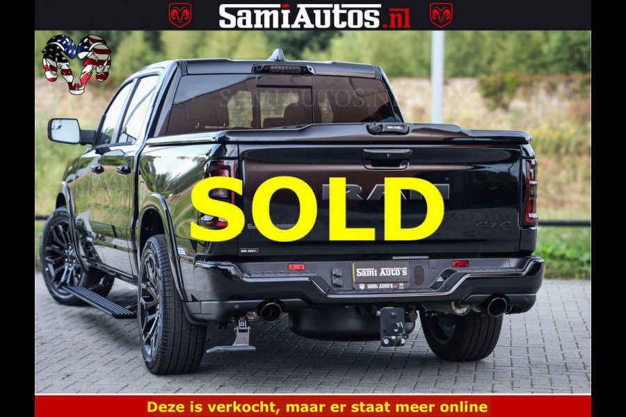 Dodge Ram 1500 Night Premium | Full Option | De Meest Luxe Pick-Up in zijn Klasse | Comfortabele Dubbele Cabine met Royale 5 Zitplaatsen | BPM vrij | Nu Leverbaar uit Voorraad | Voorraad Nr 2285 - 7648