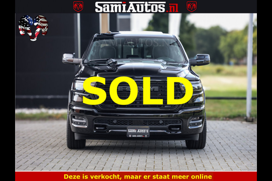 Dodge Ram 1500 Night Premium | Full Option | De Meest Luxe Pick-Up in zijn Klasse | Comfortabele Dubbele Cabine met Royale 5 Zitplaatsen | BPM vrij | Nu Leverbaar uit Voorraad | Voorraad Nr 2285 - 7648
