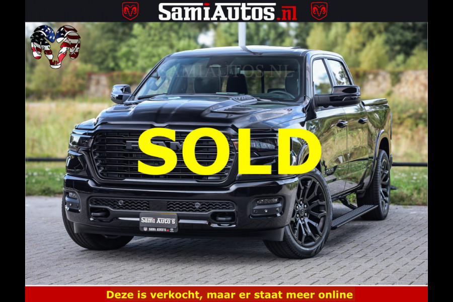 Dodge Ram 1500 Night Premium | Full Option | De Meest Luxe Pick-Up in zijn Klasse | Comfortabele Dubbele Cabine met Royale 5 Zitplaatsen | BPM vrij | Nu Leverbaar uit Voorraad | Voorraad Nr 2285 - 7648
