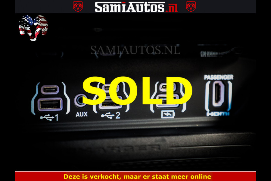 Dodge Ram 1500 Night Premium | Full Option | De Meest Luxe Pick-Up in zijn Klasse | Comfortabele Dubbele Cabine met Royale 5 Zitplaatsen | BPM vrij | Nu Leverbaar uit Voorraad | Voorraad Nr 2285 - 7648