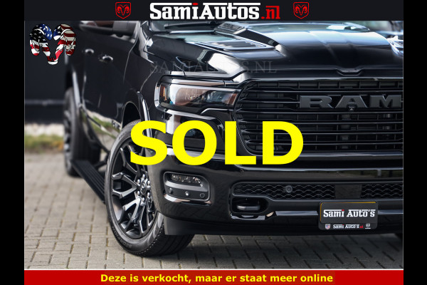 Dodge Ram 1500 Night Premium | Full Option | Eerste Eigenaar | De Meest Luxe Pick-Up in zijn Klasse | Comfortabele Dubbele Cabine met Royale 5 Zitplaatsen | Bom Vol |