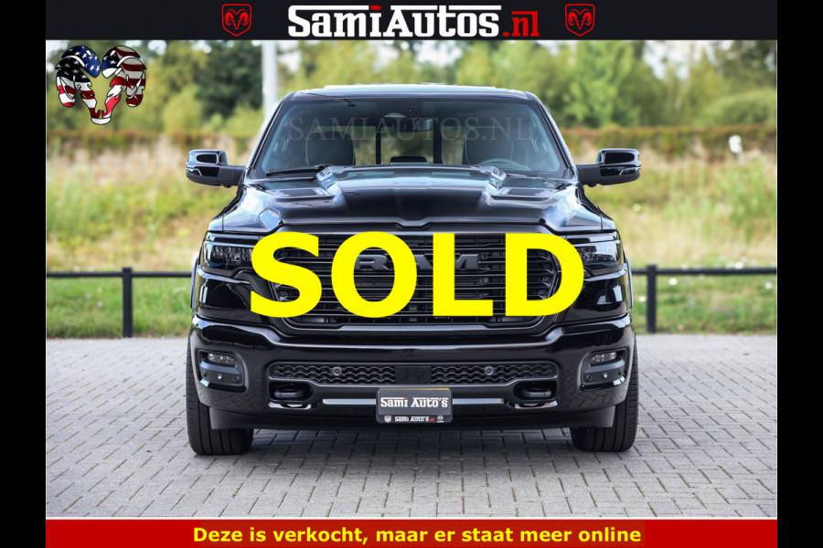 Dodge Ram 1500 Night Premium | Full Option | Eerste Eigenaar | De Meest Luxe Pick-Up in zijn Klasse | Comfortabele Dubbele Cabine met Royale 5 Zitplaatsen | Bom Vol |