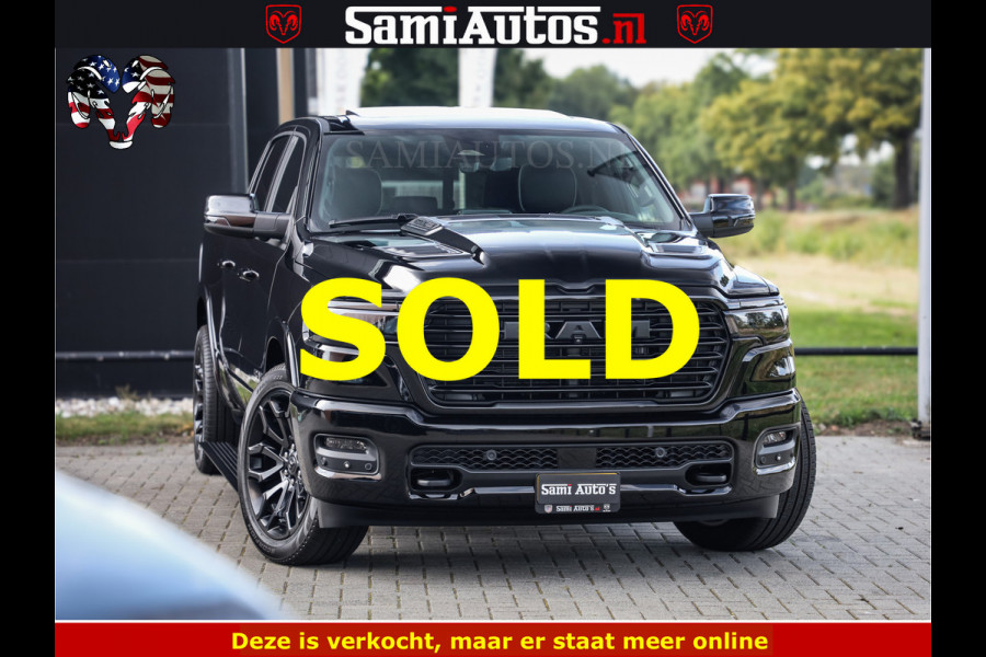 Dodge Ram 1500 Night Premium | Full Option | Eerste Eigenaar | De Meest Luxe Pick-Up in zijn Klasse | Comfortabele Dubbele Cabine met Royale 5 Zitplaatsen | Bom Vol |