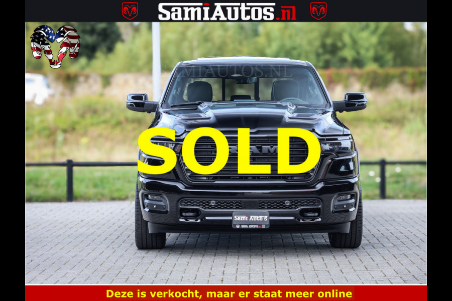 Dodge Ram 1500 Night Premium | Full Option | Eerste Eigenaar | De Meest Luxe Pick-Up in zijn Klasse | Comfortabele Dubbele Cabine met Royale 5 Zitplaatsen | Bom Vol |