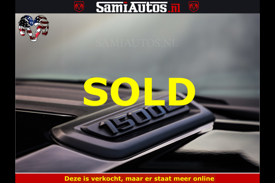 Dodge Ram 1500 Night Premium | Full Option | Eerste Eigenaar | De Meest Luxe Pick-Up in zijn Klasse | Comfortabele Dubbele Cabine met Royale 5 Zitplaatsen | Bom Vol |