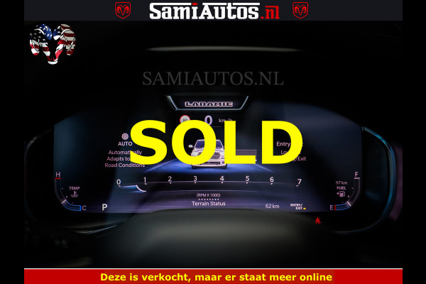 Dodge Ram 1500 Night Premium | Full Option | Eerste Eigenaar | De Meest Luxe Pick-Up in zijn Klasse | Comfortabele Dubbele Cabine met Royale 5 Zitplaatsen | Bom Vol |