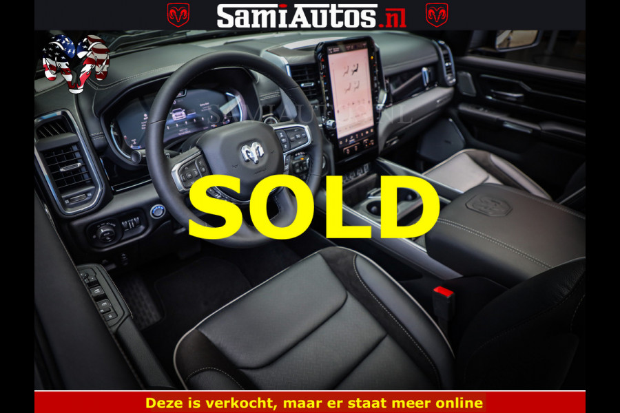 Dodge Ram 1500 Night Premium | Full Option | Eerste Eigenaar | De Meest Luxe Pick-Up in zijn Klasse | Comfortabele Dubbele Cabine met Royale 5 Zitplaatsen | Bom Vol |