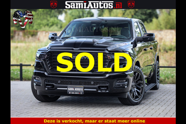 Dodge Ram 1500 Night Premium | Full Option | Eerste Eigenaar | De Meest Luxe Pick-Up in zijn Klasse | Comfortabele Dubbele Cabine met Royale 5 Zitplaatsen | Bom Vol |
