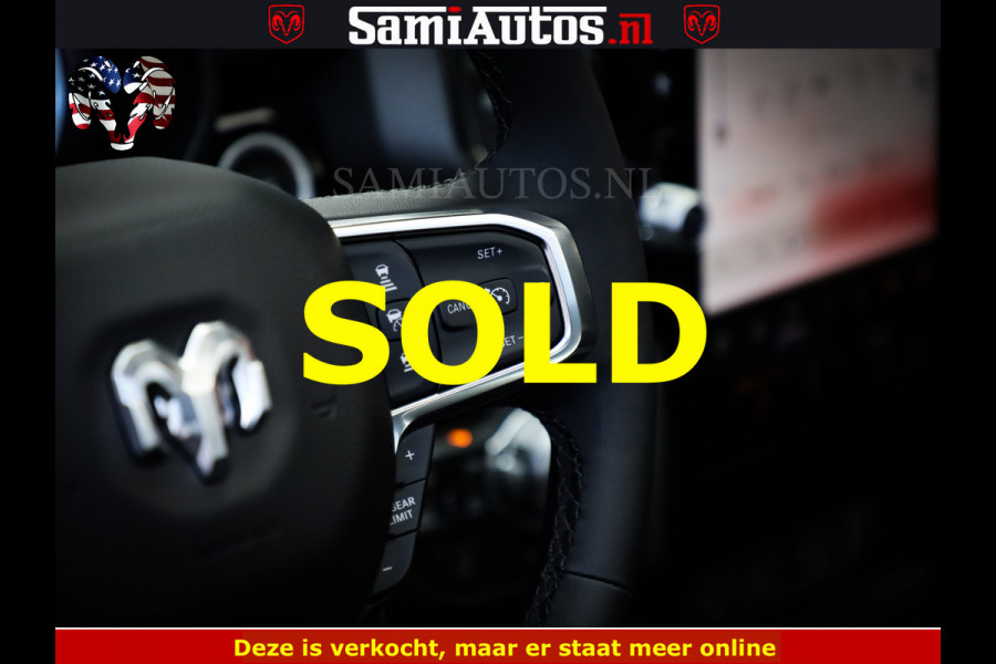 Dodge Ram 1500 Night Premium | Full Option | Eerste Eigenaar | De Meest Luxe Pick-Up in zijn Klasse | Comfortabele Dubbele Cabine met Royale 5 Zitplaatsen | Bom Vol |