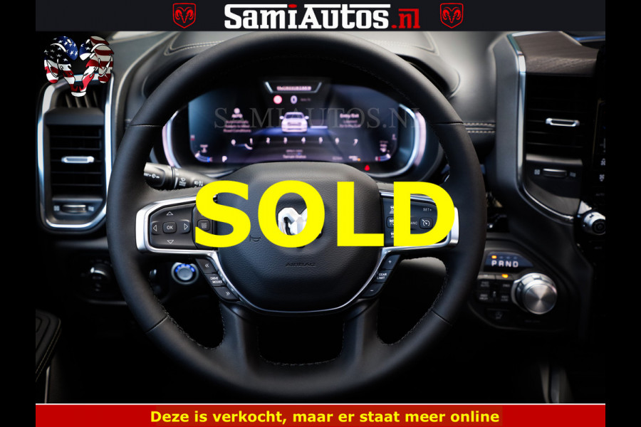Dodge Ram 1500 Night Premium | Full Option | Eerste Eigenaar | De Meest Luxe Pick-Up in zijn Klasse | Comfortabele Dubbele Cabine met Royale 5 Zitplaatsen | Bom Vol |