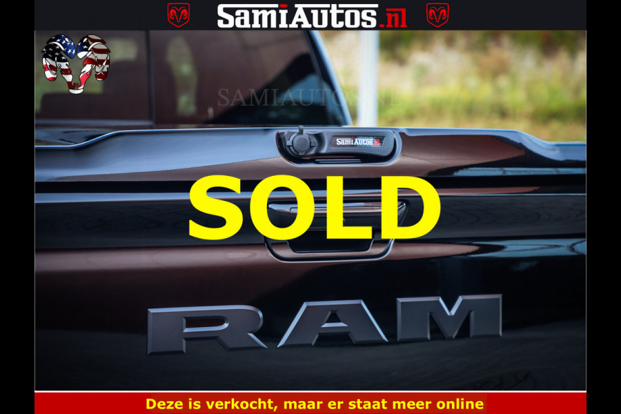 Dodge Ram 1500 Night Premium | Full Option | Eerste Eigenaar | De Meest Luxe Pick-Up in zijn Klasse | Comfortabele Dubbele Cabine met Royale 5 Zitplaatsen | Bom Vol |
