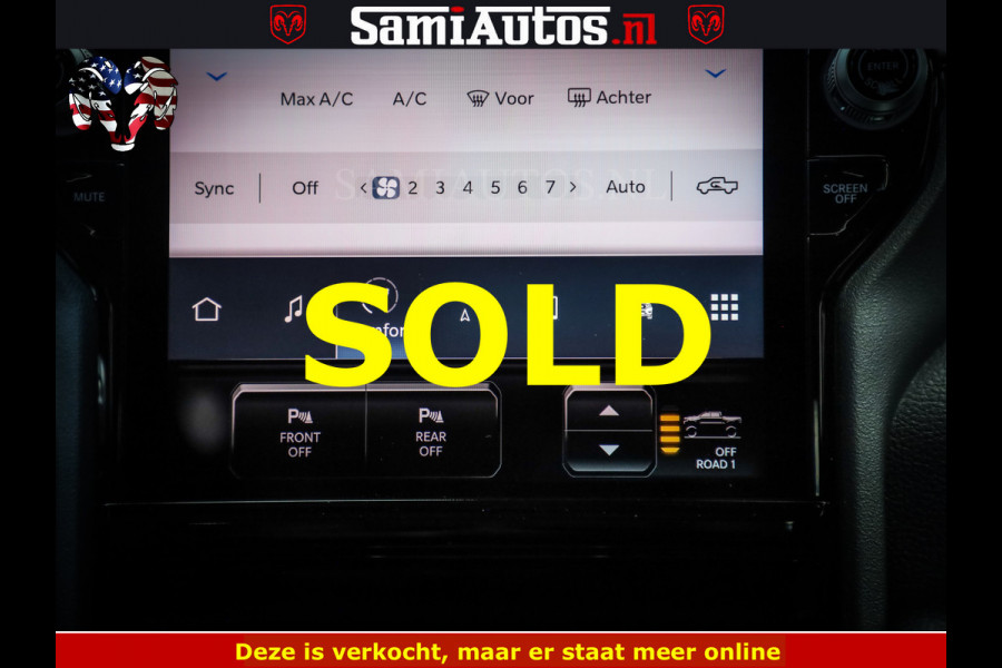 Dodge Ram 1500 Night Premium | Full Option | Eerste Eigenaar | De Meest Luxe Pick-Up in zijn Klasse | Comfortabele Dubbele Cabine met Royale 5 Zitplaatsen | Bom Vol |