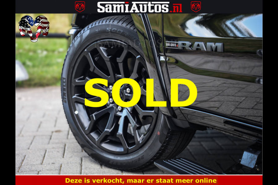 Dodge Ram 1500 Night Premium | Full Option | Eerste Eigenaar | De Meest Luxe Pick-Up in zijn Klasse | Comfortabele Dubbele Cabine met Royale 5 Zitplaatsen | Bom Vol |
