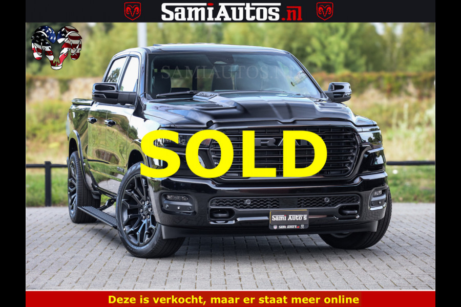 Dodge Ram 1500 Night Premium | Full Option | Eerste Eigenaar | De Meest Luxe Pick-Up in zijn Klasse | Comfortabele Dubbele Cabine met Royale 5 Zitplaatsen | Bom Vol |