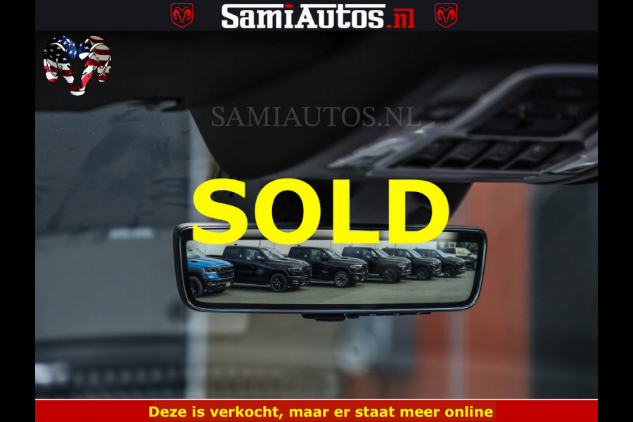 Dodge Ram 1500 Night Premium | Full Option | Eerste Eigenaar | De Meest Luxe Pick-Up in zijn Klasse | Comfortabele Dubbele Cabine met Royale 5 Zitplaatsen | Bom Vol |