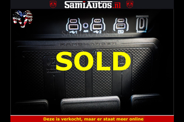 Dodge Ram 1500 Night Premium | Full Option | Eerste Eigenaar | De Meest Luxe Pick-Up in zijn Klasse | Comfortabele Dubbele Cabine met Royale 5 Zitplaatsen | Bom Vol |