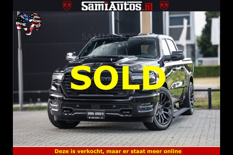 Dodge Ram 1500 Night Premium | Full Option | Eerste Eigenaar | De Meest Luxe Pick-Up in zijn Klasse | Comfortabele Dubbele Cabine met Royale 5 Zitplaatsen | Bom Vol |