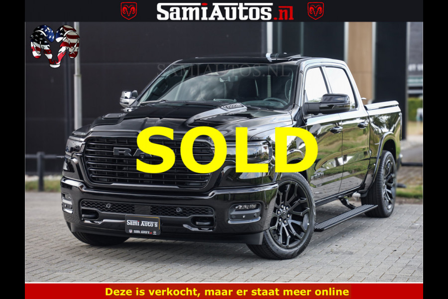 Dodge Ram 1500 Night Premium | Full Option | Eerste Eigenaar | De Meest Luxe Pick-Up in zijn Klasse | Comfortabele Dubbele Cabine met Royale 5 Zitplaatsen | Bom Vol |