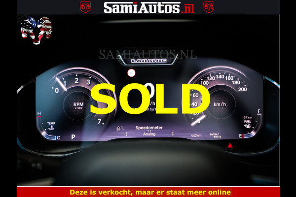 Dodge Ram 1500 Night Premium | Full Option | Eerste Eigenaar | De Meest Luxe Pick-Up in zijn Klasse | Comfortabele Dubbele Cabine met Royale 5 Zitplaatsen | Bom Vol |