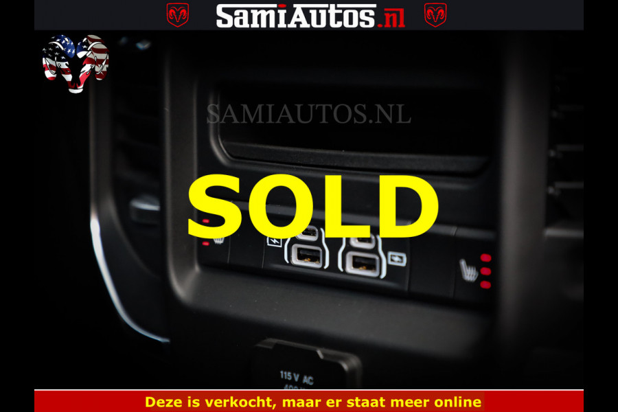 Dodge Ram 1500 Night Premium | Full Option | Eerste Eigenaar | De Meest Luxe Pick-Up in zijn Klasse | Comfortabele Dubbele Cabine met Royale 5 Zitplaatsen | Bom Vol |
