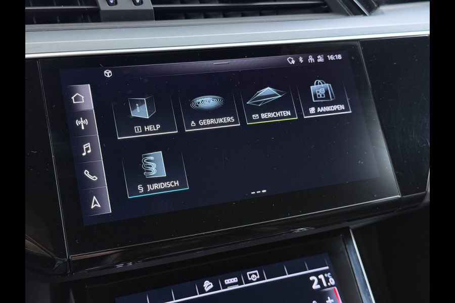 Audi e-tron 50 Quattro Business Edition Plus SOH 91% Panoramadak Camera Adap.Cruise Leder+Verwarmd+Memory Apple Carplay Android Auto Pdc Elek.Achterklep Lmv Privacy Glas Led DAB Virtual Cockpit Rijstrooksensor Origineel Nederlandse Auto