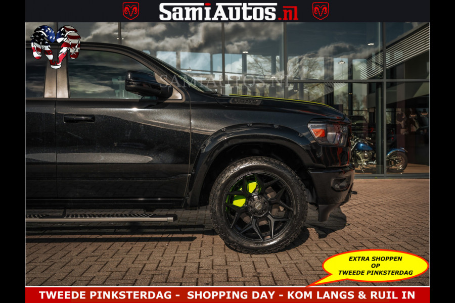 Dodge Ram SPORT | 5.7 V8 4x4 HEMI | PANORAMA DAK | GROOTSCHERM 12 INCH | LPG | Diamond Black Pearl | CREW CAB | DUBBELE CABINE | 5 PERSOONS | DC | VOORRAAD NR 2554 - 6048