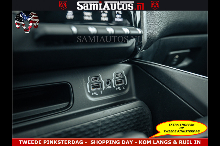 Dodge Ram SPORT | 5.7 V8 4x4 HEMI | PANORAMA DAK | GROOTSCHERM 12 INCH | LPG | Diamond Black Pearl | CREW CAB | DUBBELE CABINE | 5 PERSOONS | DC | VOORRAAD NR 2554 - 6048