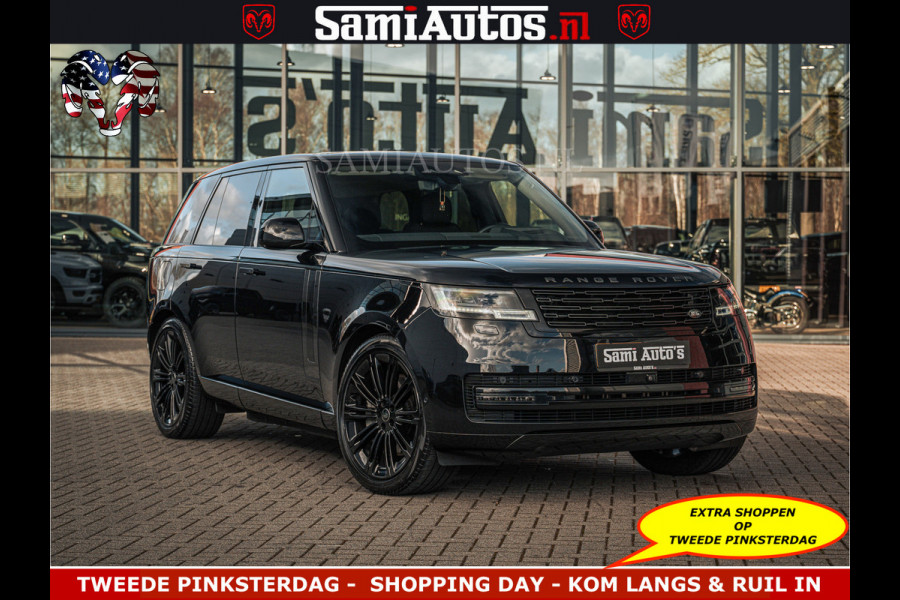 Land Rover Range Rover P550e 551 PK GARANTIE TOT 14-03-2029 | ACHTERAS BESTURING | SOFT CLOSE | HEAD-UP | FACELIFT MODEL | 23 INCH VELGEN | PANORAMADAK | STUURVERWARMING | STOEL KOELING | Incl btw | Fabrieksgarantie tot 14-03-2029 – Geniet van gemoedsrust met uitgebreide dekking tot deze datum.