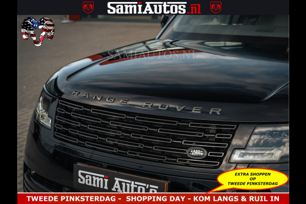 Land Rover Range Rover P550e 551 PK GARANTIE TOT 14-03-2029 | ACHTERAS BESTURING | SOFT CLOSE | HEAD-UP | FACELIFT MODEL | 23 INCH VELGEN | PANORAMADAK | STUURVERWARMING | STOEL KOELING | Incl btw | Fabrieksgarantie tot 14-03-2029 – Geniet van gemoedsrust met uitgebreide dekking tot deze datum.