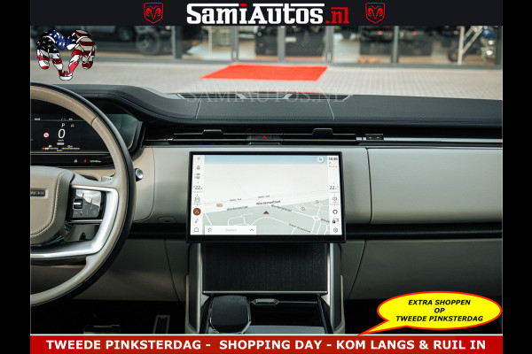 Land Rover Range Rover P550e 551 PK GARANTIE TOT 14-03-2029 | ACHTERAS BESTURING | SOFT CLOSE | HEAD-UP | FACELIFT MODEL | 23 INCH VELGEN | PANORAMADAK | STUURVERWARMING | STOEL KOELING | Incl btw | Fabrieksgarantie tot 14-03-2029 – Geniet van gemoedsrust met uitgebreide dekking tot deze datum.