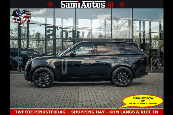 Land Rover Range Rover P550e 551 PK GARANTIE TOT 14-03-2029 | ACHTERAS BESTURING | SOFT CLOSE | HEAD-UP | FACELIFT MODEL | 23 INCH VELGEN | PANORAMADAK | STUURVERWARMING | STOEL KOELING | Incl btw | Fabrieksgarantie tot 14-03-2029 – Geniet van gemoedsrust met uitgebreide dekking tot deze datum.
