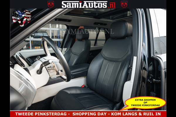 Land Rover Range Rover P550e 551 PK GARANTIE TOT 14-03-2029 | ACHTERAS BESTURING | SOFT CLOSE | HEAD-UP | FACELIFT MODEL | 23 INCH VELGEN | PANORAMADAK | STUURVERWARMING | STOEL KOELING | Incl btw | Fabrieksgarantie tot 14-03-2029 – Geniet van gemoedsrust met uitgebreide dekking tot deze datum.