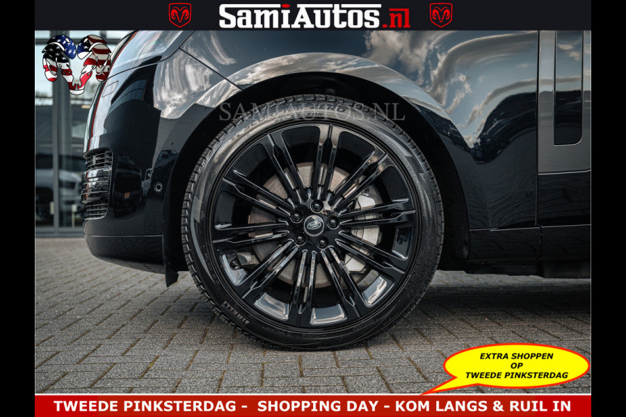 Land Rover Range Rover P550e 551 PK GARANTIE TOT 14-03-2029 | ACHTERAS BESTURING | SOFT CLOSE | HEAD-UP | FACELIFT MODEL | 23 INCH VELGEN | PANORAMADAK | STUURVERWARMING | STOEL KOELING | Incl btw | Fabrieksgarantie tot 14-03-2029 – Geniet van gemoedsrust met uitgebreide dekking tot deze datum.