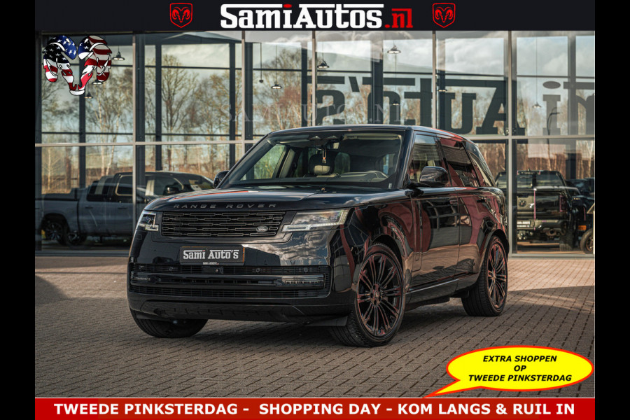 Land Rover Range Rover P550e 551 PK GARANTIE TOT 14-03-2029 | ACHTERAS BESTURING | SOFT CLOSE | HEAD-UP | FACELIFT MODEL | 23 INCH VELGEN | PANORAMADAK | STUURVERWARMING | STOEL KOELING | Incl btw | Fabrieksgarantie tot 14-03-2029 – Geniet van gemoedsrust met uitgebreide dekking tot deze datum.