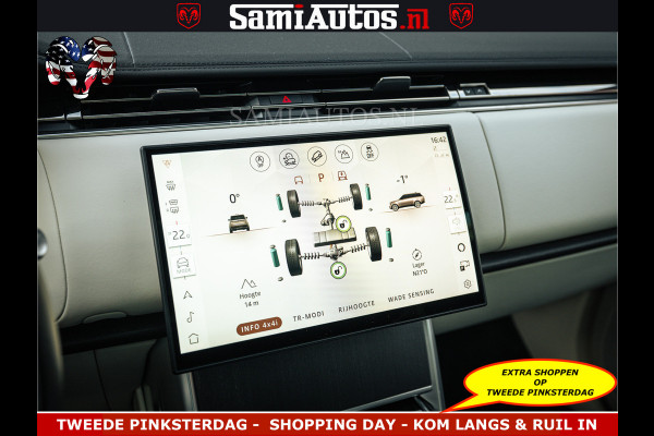 Land Rover Range Rover P550e 551 PK GARANTIE TOT 14-03-2029 | ACHTERAS BESTURING | SOFT CLOSE | HEAD-UP | FACELIFT MODEL | 23 INCH VELGEN | PANORAMADAK | STUURVERWARMING | STOEL KOELING | Incl btw | Fabrieksgarantie tot 14-03-2029 – Geniet van gemoedsrust met uitgebreide dekking tot deze datum.