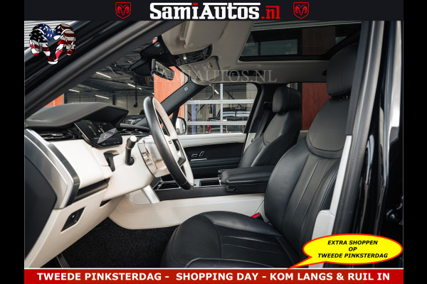 Land Rover Range Rover P550e 551 PK GARANTIE TOT 14-03-2029 | ACHTERAS BESTURING | SOFT CLOSE | HEAD-UP | FACELIFT MODEL | 23 INCH VELGEN | PANORAMADAK | STUURVERWARMING | STOEL KOELING | Incl btw | Fabrieksgarantie tot 14-03-2029 – Geniet van gemoedsrust met uitgebreide dekking tot deze datum.
