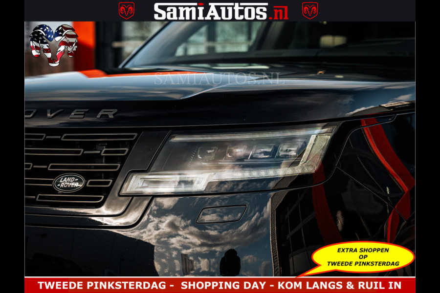 Land Rover Range Rover P550e 551 PK GARANTIE TOT 14-03-2029 | ACHTERAS BESTURING | SOFT CLOSE | HEAD-UP | FACELIFT MODEL | 23 INCH VELGEN | PANORAMADAK | STUURVERWARMING | STOEL KOELING | Incl btw | Fabrieksgarantie tot 14-03-2029 – Geniet van gemoedsrust met uitgebreide dekking tot deze datum.